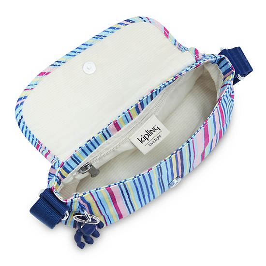 Kipling Sabian Classic Printed Crossbody Mini Bag Resort Stripes | CA 1340PJ